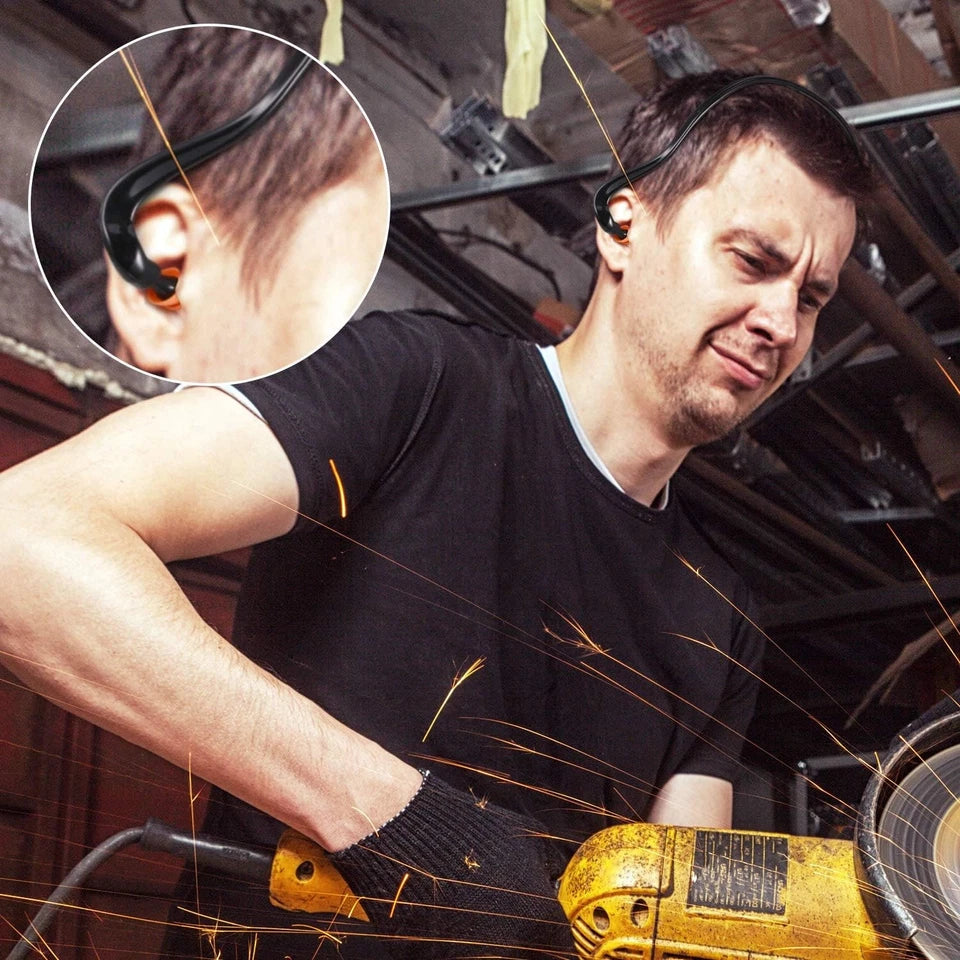 Banded Earplugs for Shooting Range Band Ear Plugs 4 Count (Pack of 1), Black