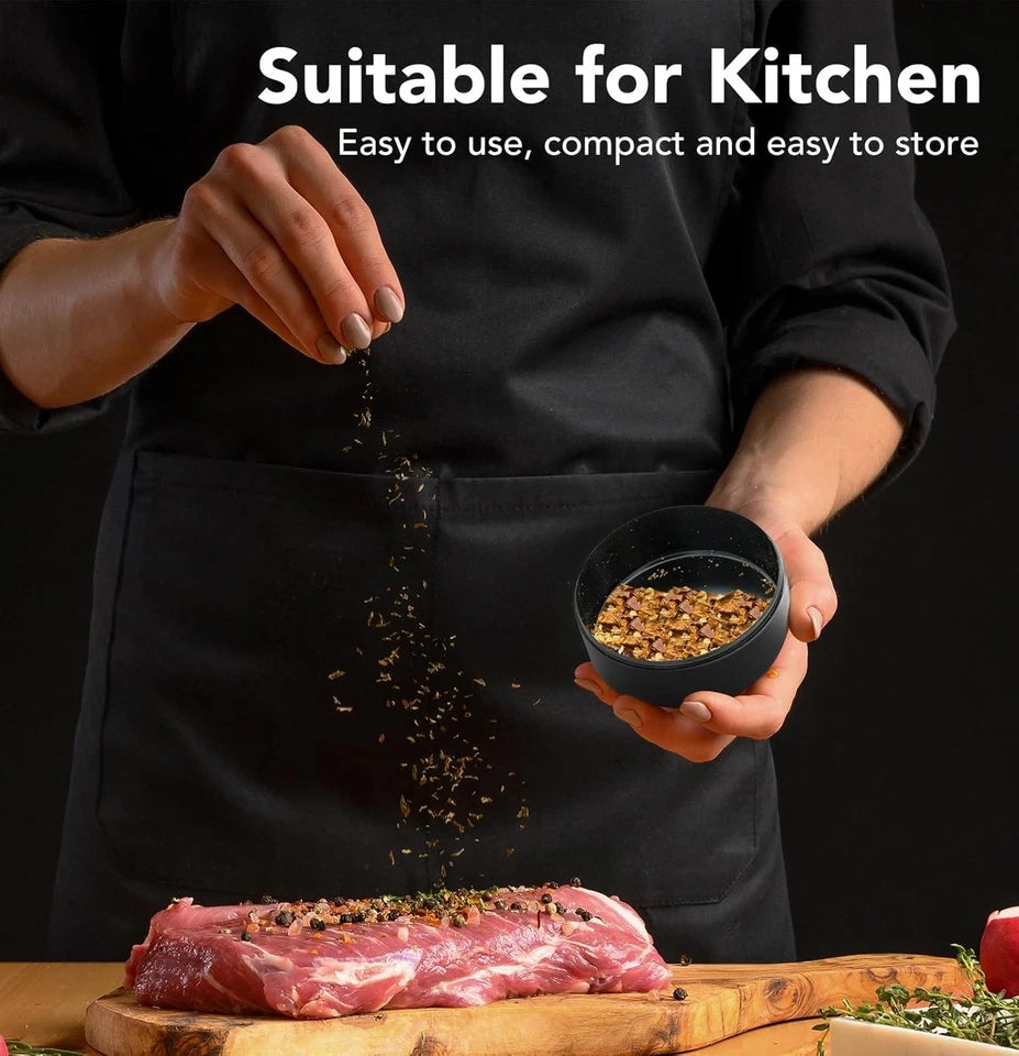 KINGTOP Grinder, Large 3" Spice Grinder (Black)