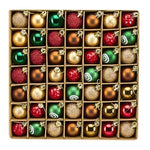 Decorbyhannah Christmas Ornaments,49ct 30mm Mini Red Gold Red Green Gold