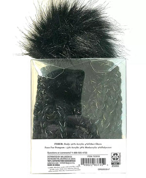 Modern Expressions POM-POM HAT-Black