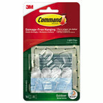 Command 16 Outdoor Light Hanging Clips with 20 Adhesive Strips