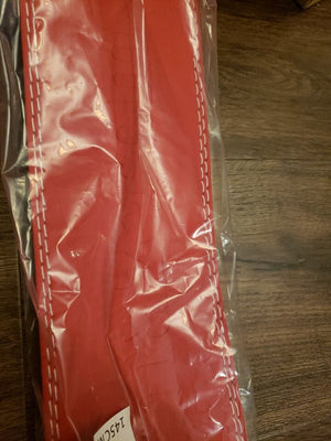 Emazerom Leather Red M-L Weight Lifting Belt for Men and Women Gym Cross Training