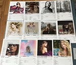 13pc Mixed Taylor Swift Albums Wall Collage Kit 12x8 Unframed