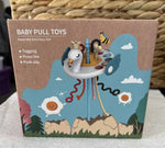Montessori Toys for 18M+ Months Child Silicone Baby Pull Toy Poached Egg