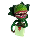 Horror Piranha Plant Garden Statue, 5.9" Tall Cannibal Showing Teeth