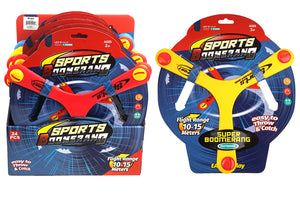 Tri-Blade Boomerang Disc with Whistles