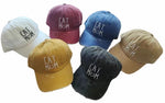 "CAT MOM" BASEBALL CAP / HATS