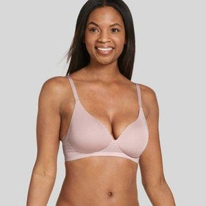 LS- Jockey Generation Women's Forever Fit Soft T-Shirt Bra - Pink Haze M