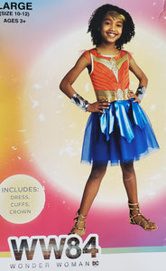 LS - Wonder Woman Costume Child (choose your size)