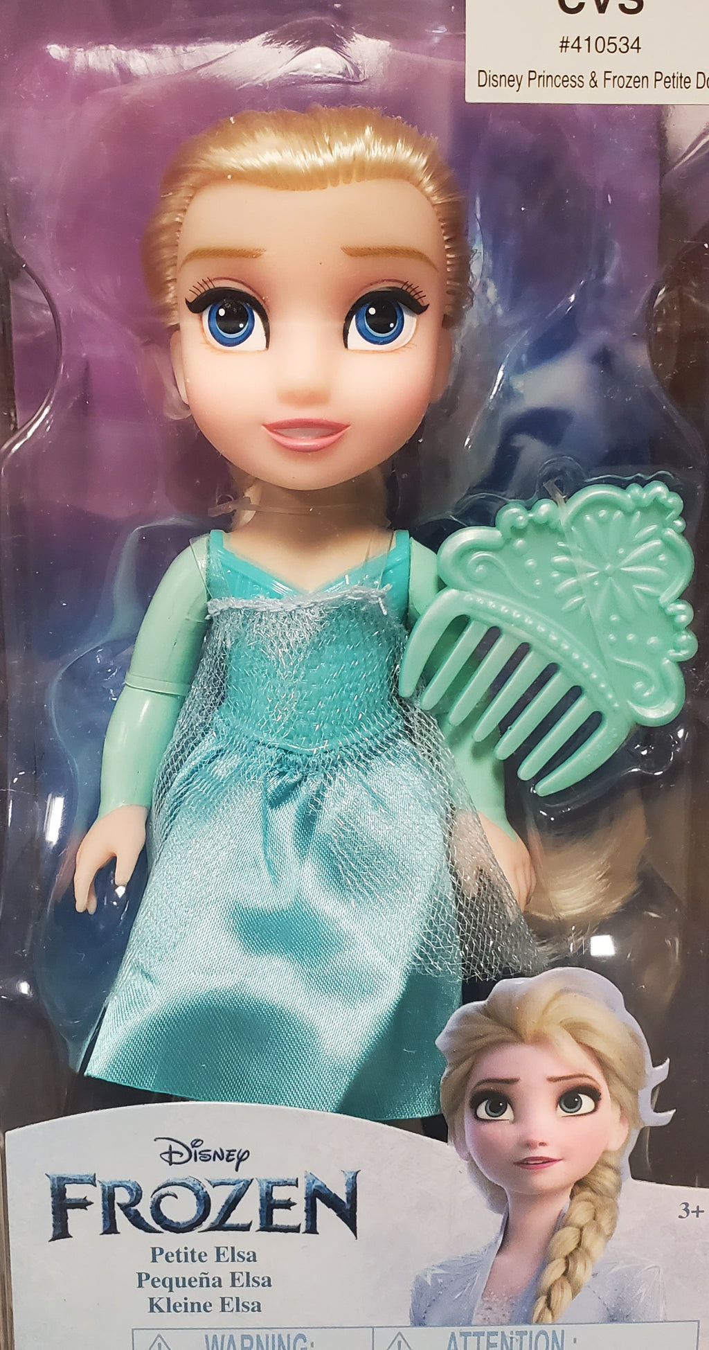DISNEY PRINCESS PETITE ( Elsa ) WITH COMB