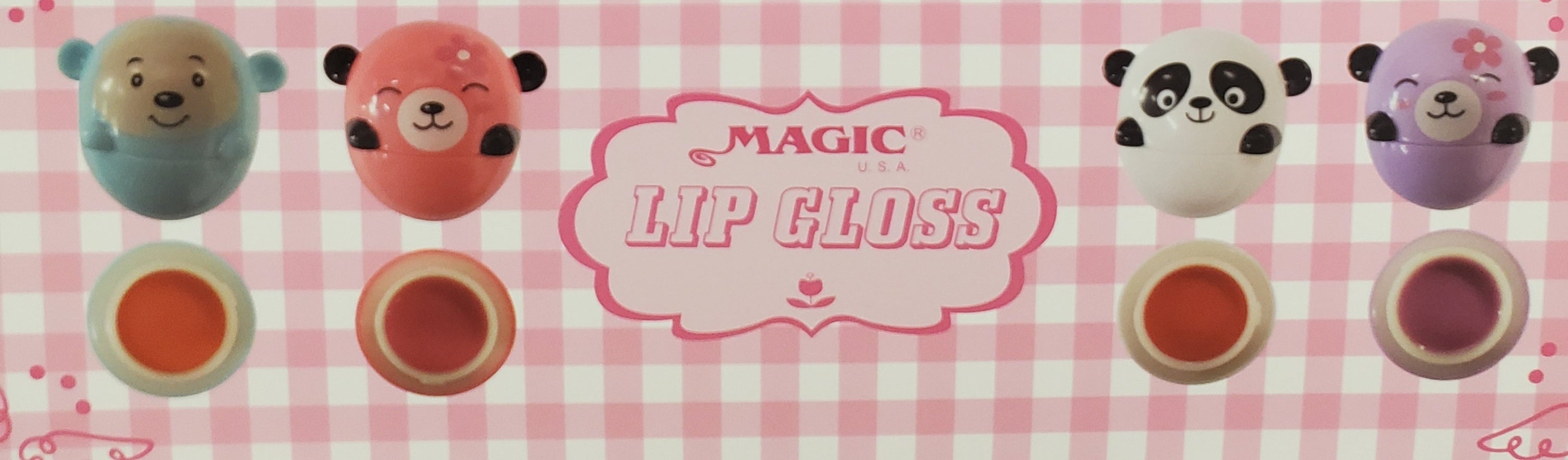 Bear Round Lip Gloss - Magic U.S.A.