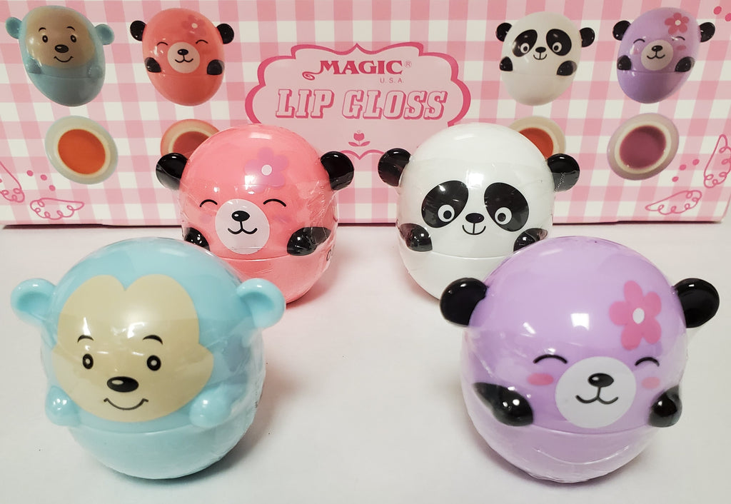 Bear Round Lip Gloss - Magic U.S.A.