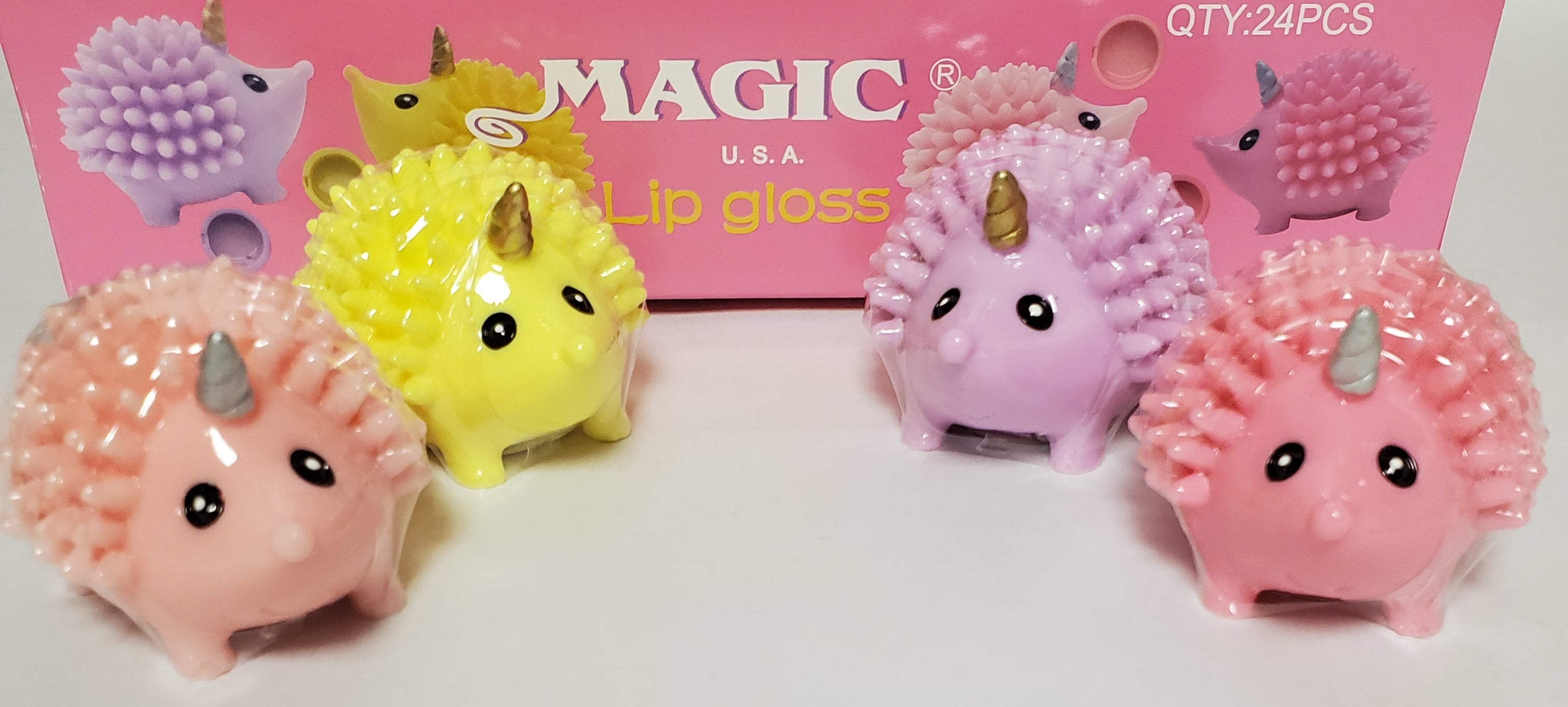 Hedgehog Unicorn Lip Gloss - Magic U.S.A.