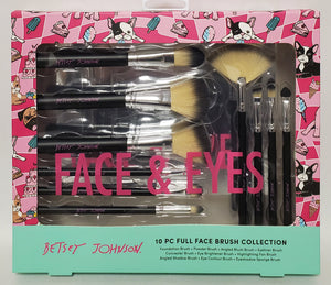 Betsey Johnson 10 Piece Full Face Brush Collection