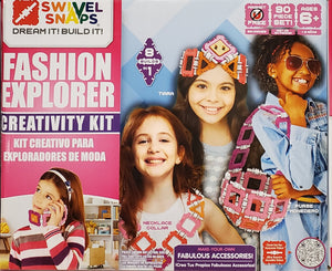 Fashion Explorer Swivel Snaps Creativity Kit - Building Toy