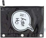 LS - Yoobi OH Hey!! Zip Pencil Cases