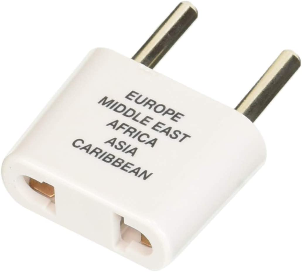 Conair Travel Plug Adapter, Universal Plug Adapters for Worldwide Travel by Travel Smart (Southern Europe, Middle East, Parts of Africa, Asia, & Caribbean)