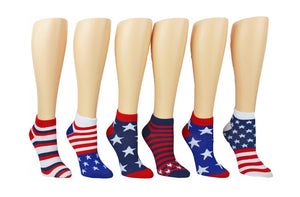 1 Pair of LADIES LOW-CUT SOCKS Assorted (USA)