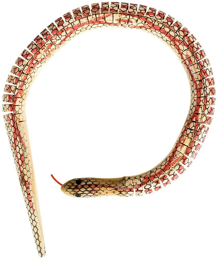 20" Wooden Wiggly Snake