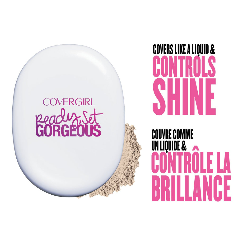 COVERGIRL Ready Set Gorgeous Pocket Powder Foundation Medium/Deep (305/310), .37 oz