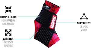 DonJoy Advantage Kids Figure-8 Ankle Support Featuring Marvel Compression Brace for Ankle Injuries Stability Youth