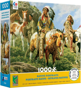Native Spirits - Warriors Return Puzzle - 1000 Pieces
