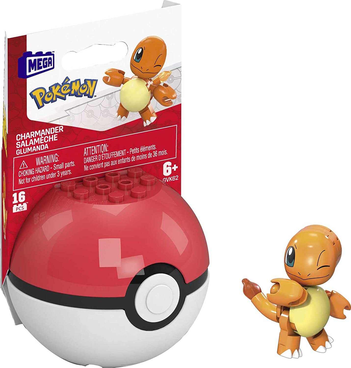 Mega Construx Pokemon Charmander Construction Set