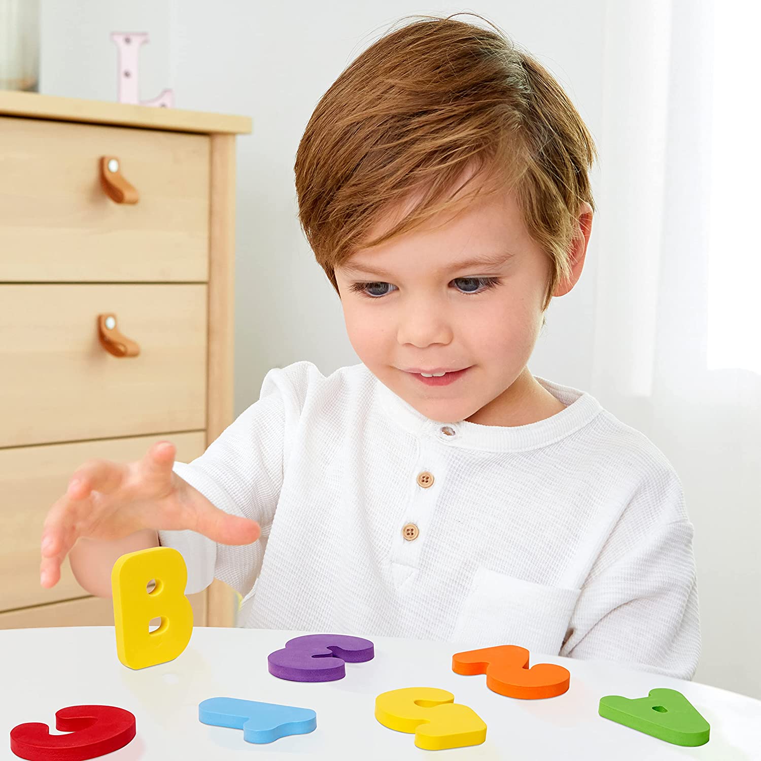 Little Tikes - Foam Letters & Numbers, 36 Count, Educational Alphabet Counting Colorful Kids