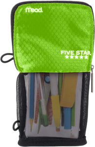 Five Star Stand 'N Store Pencil Pouch, Fits 3-Ring Binder, Pencil Case (Choose Your Color)