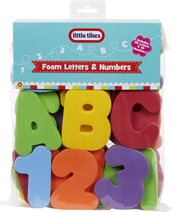 Little Tikes - Foam Letters & Numbers, 36 Count, Educational Alphabet Counting Colorful Kids