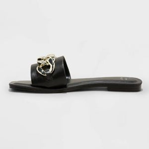 Women's Viv Chain Slide Sandals - A New Day