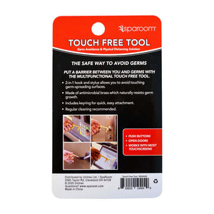 Sparoom Touch Free Tool Germ Avoidance & Physical Distancing Door Opener Button