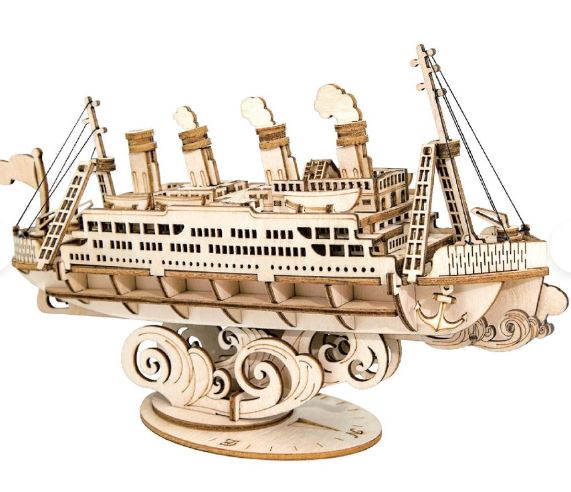 3D Wooden Puzzle: Cruise Ship
