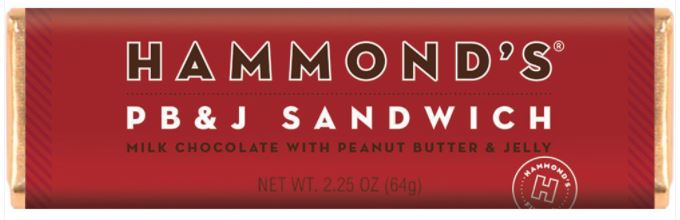 Hammond's Gourmet Chocolate Candy Bars 2.25 oz (Many different flavors)