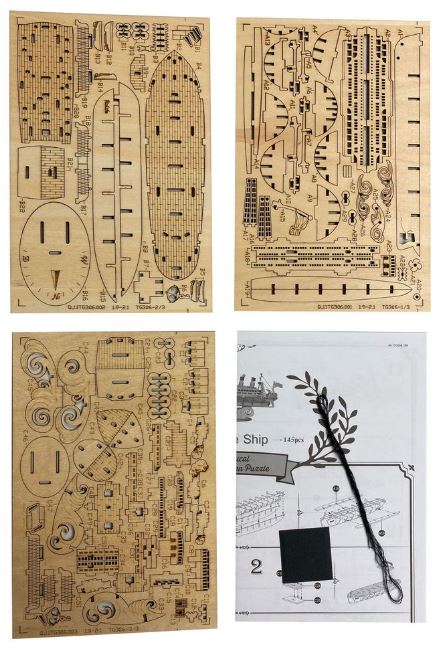 3D Wooden Puzzle: Cruise Ship