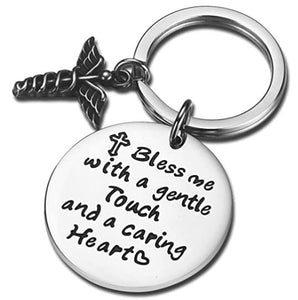 Udobuy Nurse Keychain - Bless me with a gentle touch and a caring heart