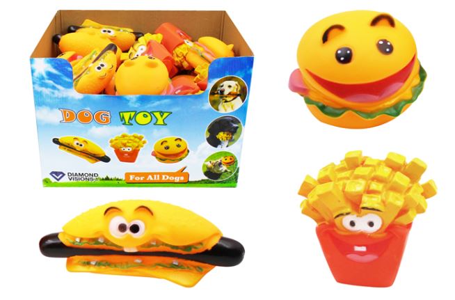 SQUEAKY FOOD DOG TOY