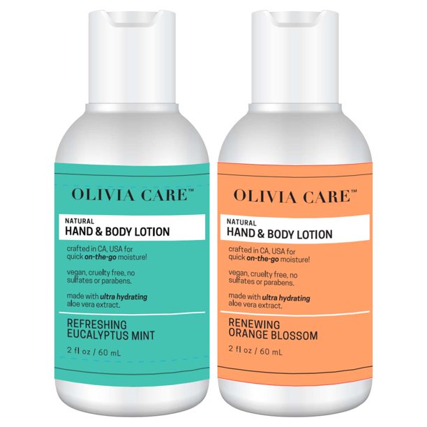 Olivia Care Hand & Body Lotion (Choose Your Scent) 1 bottle 2 fl oz