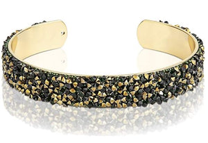 UNE DOUCE Rhinestone Bangle Bracelet for Women (Choose Your Color)