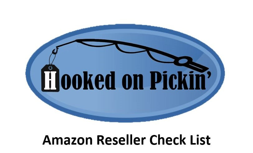 Hooked on Pickin' Reseller Program DIGITAL COPY Amazon, Ebay, Goodwill Checklist Cards