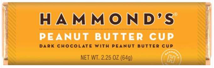 Hammond's Gourmet Chocolate Candy Bars 2.25 oz (Many different flavors)