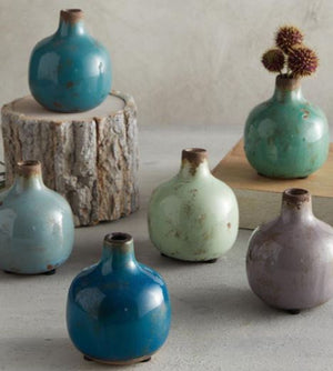Mini Vase 4" x 3.5" (Choose Your Color)