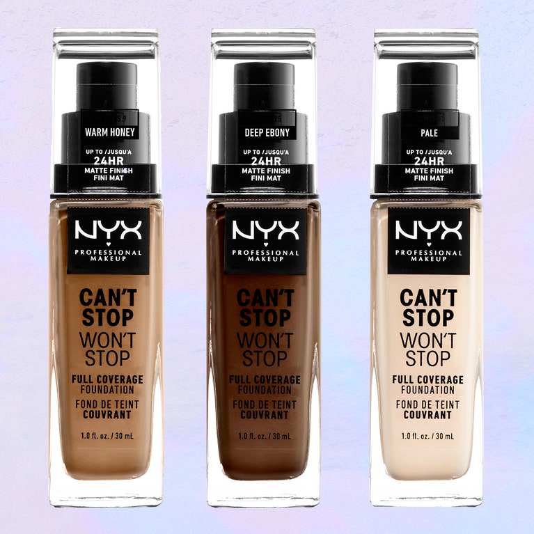 NYX Professional Makeup Can't Stop Won't Stop 24Hr Full Coverage Matte Finish Foundation - 1.3 fl oz (various colors)