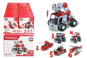 METAL DIY MODEL BUILD & PLAY KIT (Rescue)