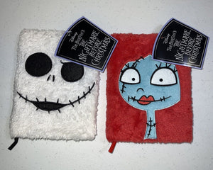 Disney The Nightmare Before Christmas Jack (or) Sally Fuzzy Journal Books
