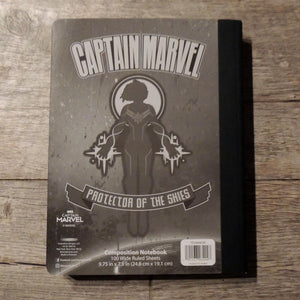 LS - Captain Marvel Composition Book/Notebook/Journal 100 Wide Ruled Sheets