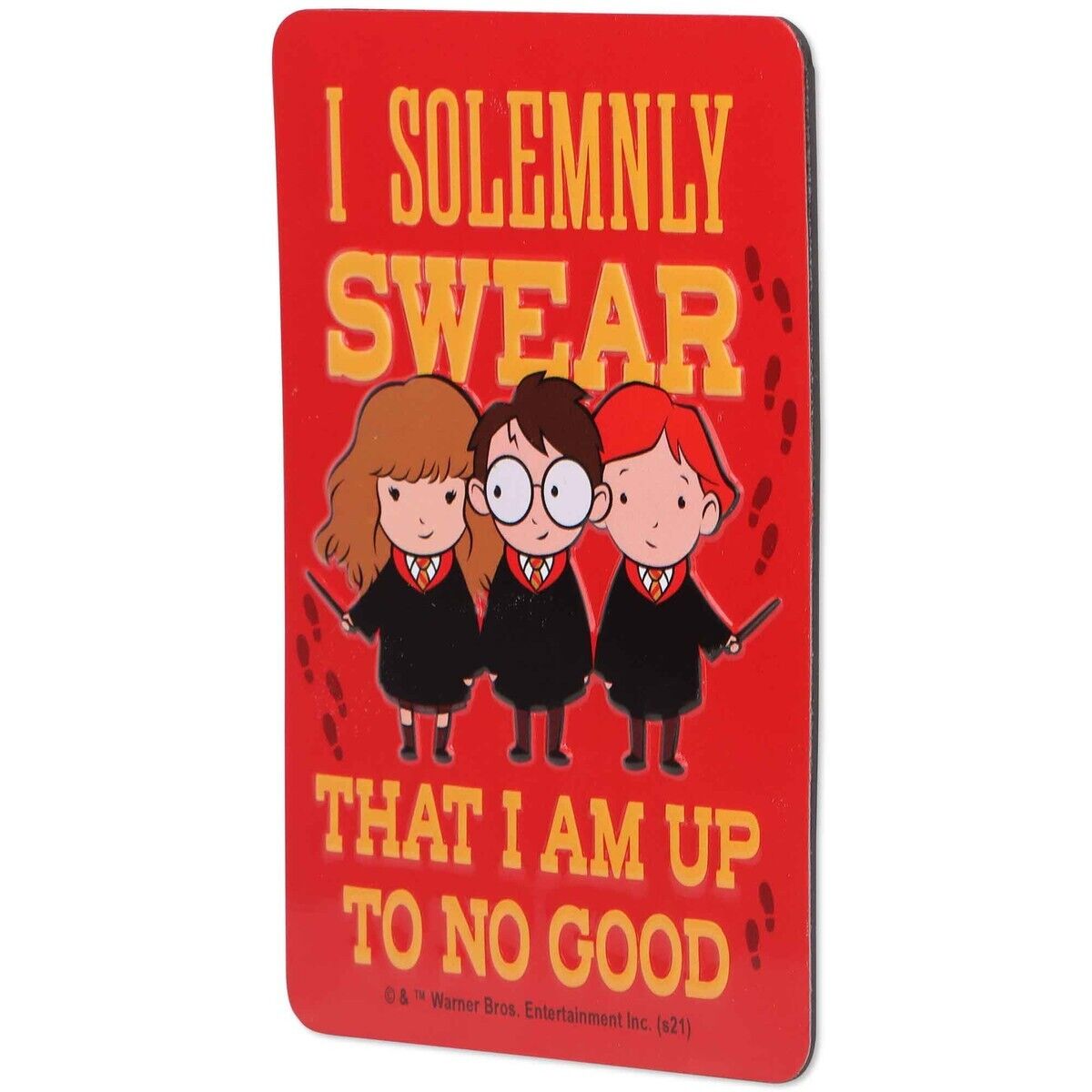 Harry Potter Magnet "I Solemnly Swear That I Am Up To No Good" Warner Brothers