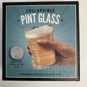 Collapsible Plastic Glass 12 oz Fun Workshop 1.5 x 3.75