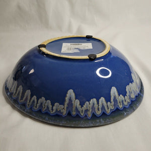Pennington Ceramic Tear Bowl Mount Fuji Falls 9.75x8.75x3H