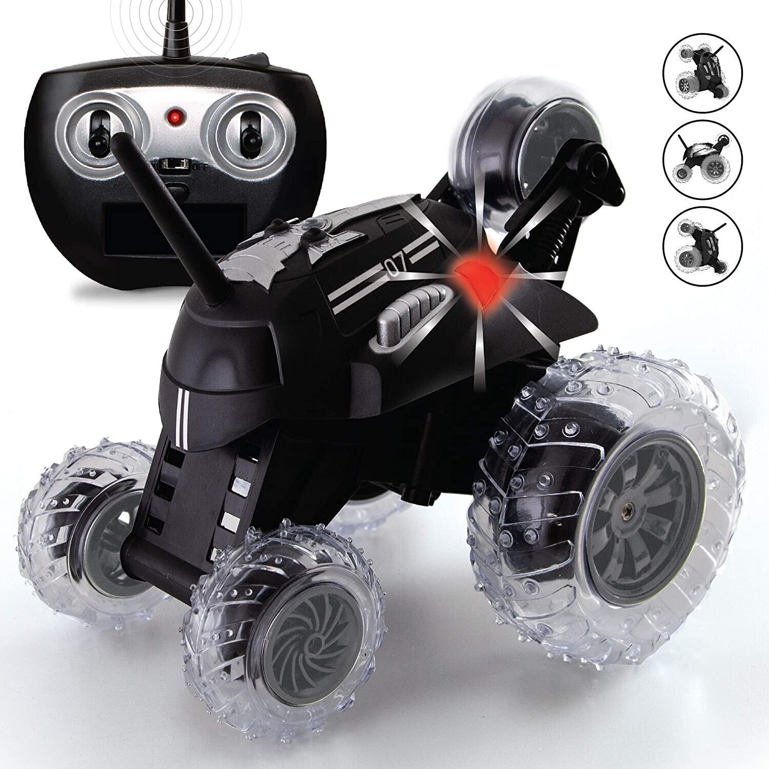 Sharper Image Thunder Tumbler Remote Control Car Spinning Car RC Car
